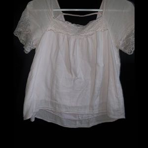 White, lace blouse